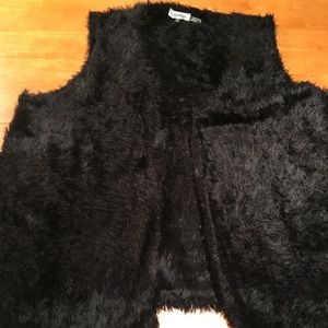 Calvin Klein Women’s Black Faux Fur Vest - 3X